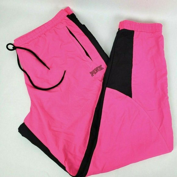 hot pink windbreaker pants